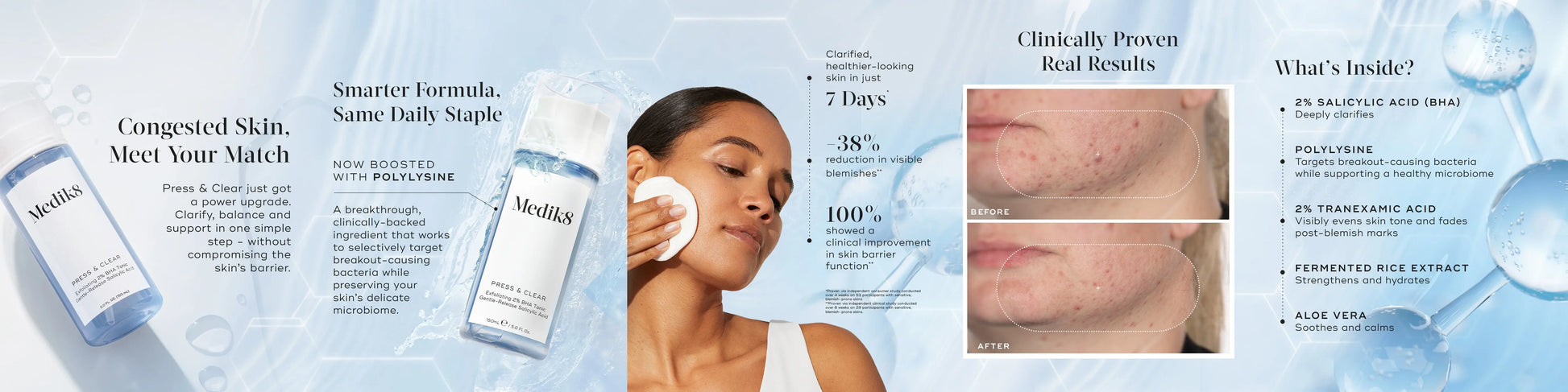 Medik8 Press & Clear 150ml - Image 1